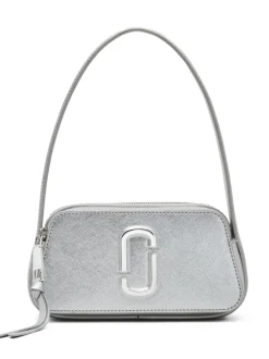 Marc Jacobs Borsa Argento Donna a spalla The Metallic Slingshot