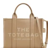 Marc Jacobs Borsa Marrone Donna The Leather Medium Tote Bag