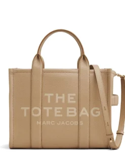 Marc Jacobs Borsa Marrone Donna The Leather Medium Tote Bag
