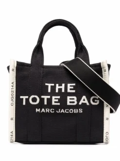 Marc Jacobs Borsa Nero Donna The Jacquard Small Tote Bag