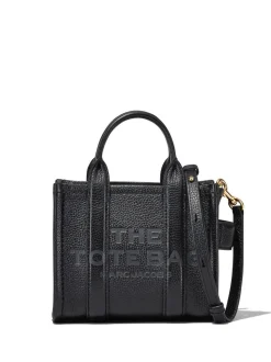 Marc Jacobs Borsa Nero Donna The Leather Mini Tote Bag