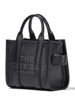Marc Jacobs Borsa Nero Donna The Leather Mini Tote Bag