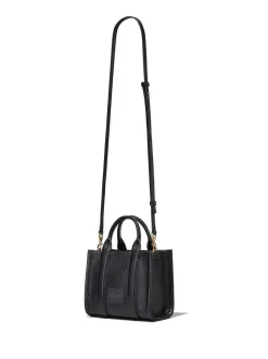 Marc Jacobs Borsa Nero Donna The Leather Mini Tote Bag