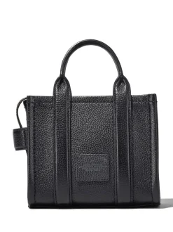 Marc Jacobs Borsa Nero Donna The Leather Mini Tote Bag
