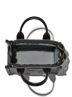 Marc Jacobs Borsa Nero Donna The Leather Mini Tote Bag