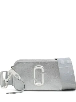 Marc Jacobs Borsa Pelle Argento Snapshot