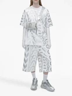 Marc Jacobs Borsa Pelle Argento Snapshot