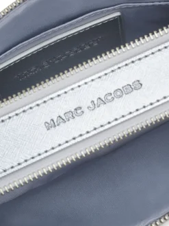 Marc Jacobs Borsa Pelle Argento Snapshot