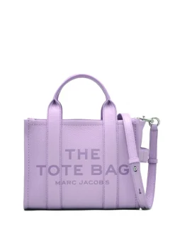 Marc Jacobs Borsa Viola Donna The Leather Small Tote Bag