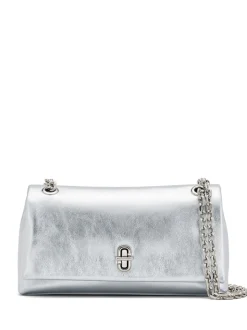 Marc Jacobs Donna Borsa Argento The Dual Chain Mini