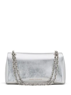 Marc Jacobs Donna Borsa Argento The Dual Chain Mini