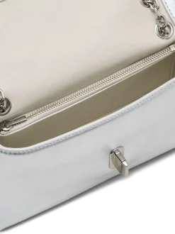 Marc Jacobs Donna Borsa Argento The Dual Chain Mini