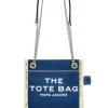 Marc Jacobs Donna Borsa Blu Denim Chain