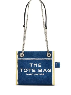 Marc Jacobs Donna Borsa Blu Denim Chain