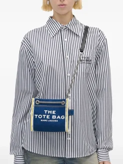 Marc Jacobs Donna Borsa Blu Denim Chain