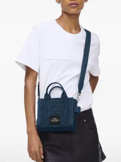 Marc Jacobs Donna Borsa Blu Crossbody Tote
