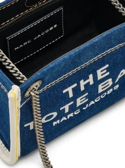 Marc Jacobs Donna Borsa Blu Denim Chain