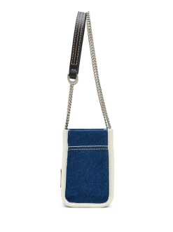 Marc Jacobs Donna Borsa Blu Denim Chain