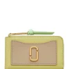 Marc Jacobs Donna Portafogli Verde Zip Multi Wallet