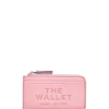 Marc Jacobs Donna Portafogli Rosa Zip Multi Wallet