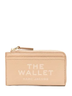 Marc Jacobs Donna Portafogli Marrone Zip Multi Wallet
