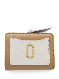 Marc Jacobs Donna Portafogli Marrone The Compact Wallet