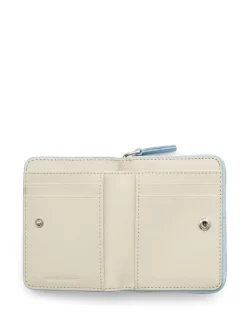 Marc Jacobs Donna Portafogli Blu The Mini Compact