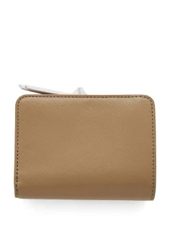 Marc Jacobs Donna Portafogli Marrone The Compact Wallet