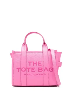 Marc Jacobs The Leather Small Tote Bag Donna Borsa Rosa Scuro