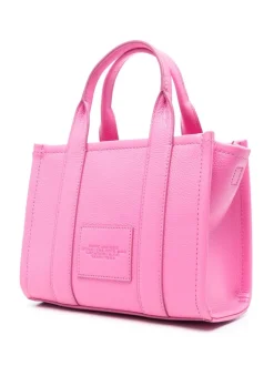 Marc Jacobs The Leather Small Tote Bag Donna Borsa Rosa Scuro