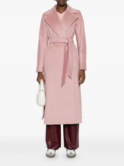 Max Mara Cappotto Rosa Donna Ovatta