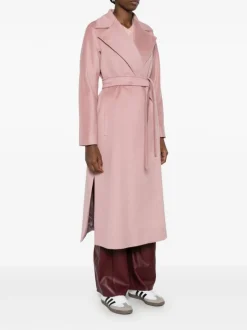 Max Mara Cappotto Rosa Donna Ovatta
