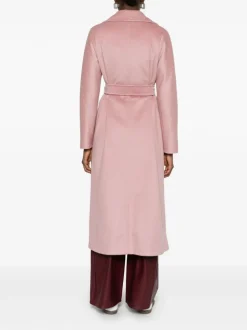 Max Mara Cappotto Rosa Donna Ovatta
