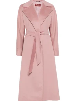 Max Mara Cappotto Rosa Donna Ovatta