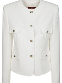 Max Mara Giacca Bianco Donna