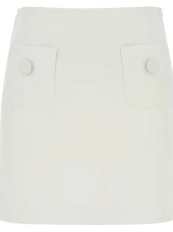 Max Mara Gonna Bianco Donna