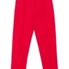 Max Mara Pantalone Rosso Donna