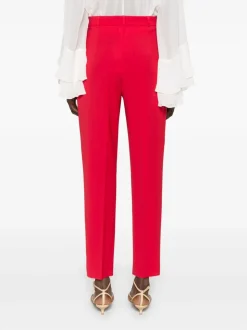 Max Mara Pantalone Rosso Donna