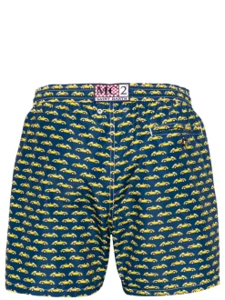 Mc2 Saint Barth Boxer Blu Uomo Motivo Automobili