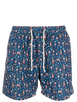 Mc2 Saint Barth Boxer Multicolore Uomo Spritz All Over