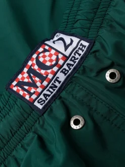 Mc2 Saint Barth Boxer Verde Uomo