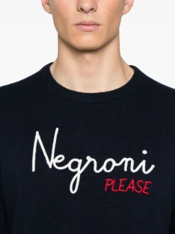 Mc2 Saint Barth Maglia Blu Uomo Negroni Please