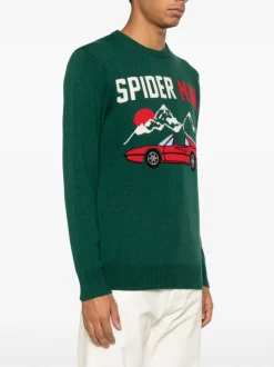 MC2 Saint Barth Maglia Girocollo Lana/Viscosa/Poliammide/Cashmere Nero