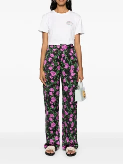 Mc2 Saint Barth T-shirt Bianco Donna Ricamo Mi Piace Lui