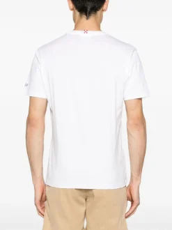Mc2 Saint Barth T-shirt Bianco Uomo Liquid Therapy