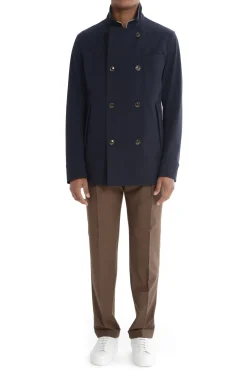 Montecore Giubbotto Blu Uomo con bottoni