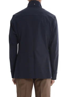 Montecore Giubbotto Blu Uomo con bottoni