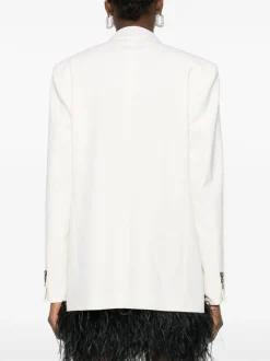 MSGM Giacca Bianco Doppiopetto