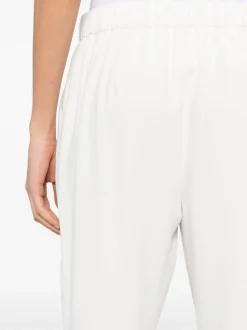 P.a.r.o.s.h. Pantalone Bianco Donna crop Pany
