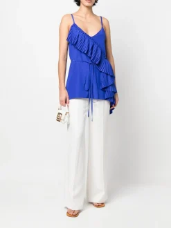 P.a.r.o.s.h. Pantalone Bianco Donna